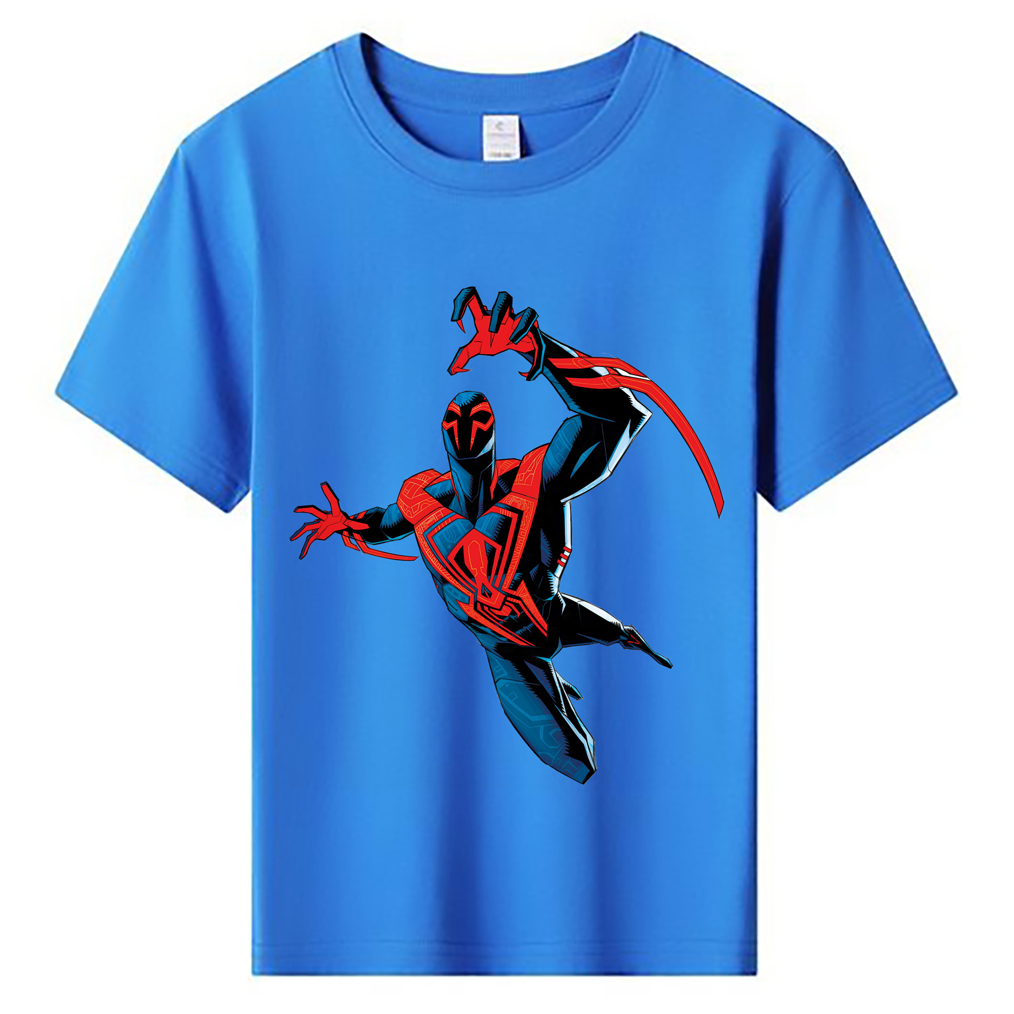 （画像用） Spider Man スパイダーマン 綿100％キッズTシャツ（フロントプリント）